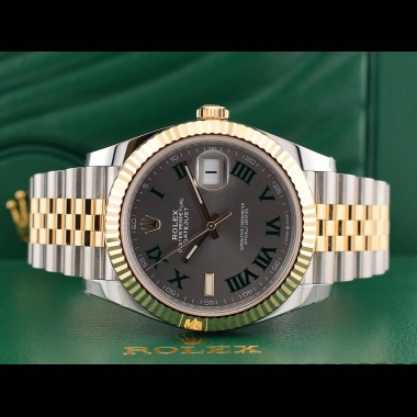 126333 Steel & Gold With Wimbledon Dial 41mm- New Stickers 2022