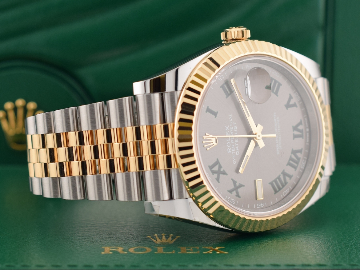 126333 Steel & Gold With Wimbledon Dial 41mm- New Stickers 2022