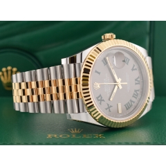 126333 Steel & Gold With Wimbledon Dial 41mm- New Stickers 2022