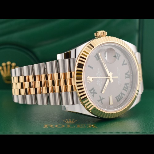 126333 Steel & Gold With Wimbledon Dial 41mm- New Stickers 2022