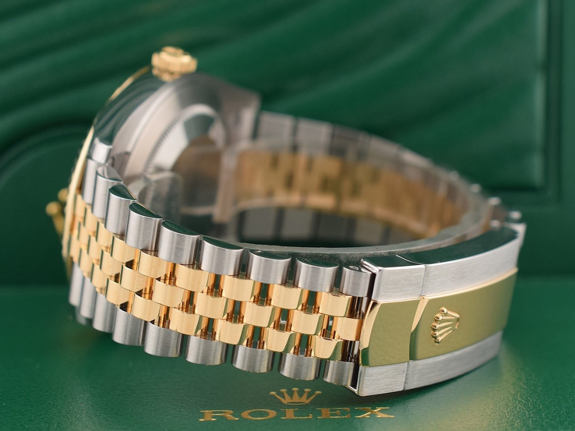 126333 Steel & Gold With Wimbledon Dial 41mm- New Stickers 2022