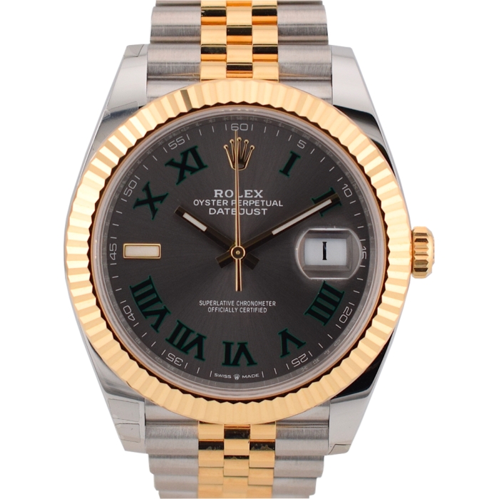 126333 Steel & Gold With Wimbledon Dial 41mm- New Stickers 2022