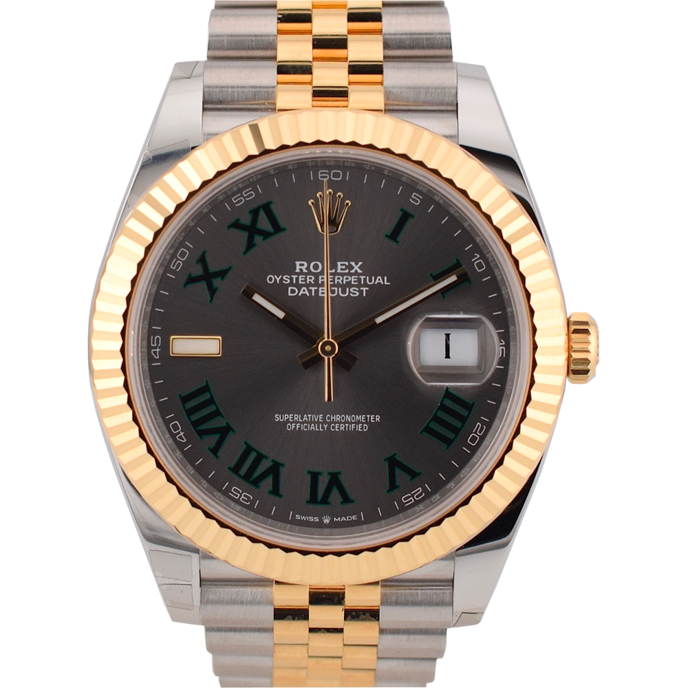 126333 Steel & Gold With Wimbledon Dial 41mm- New Stickers 2022