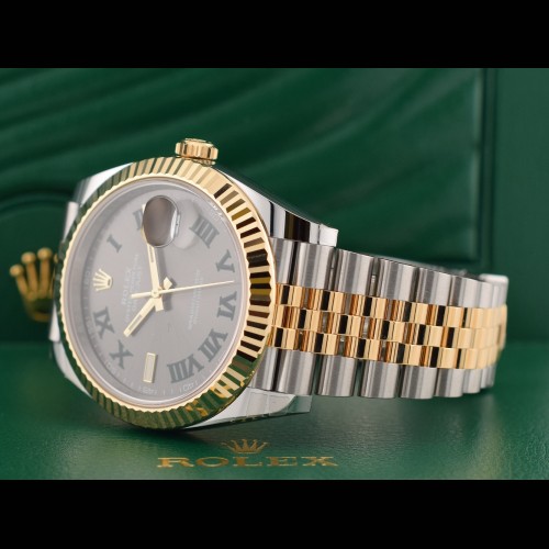 126333 Steel & Gold With Wimbledon Dial 41mm- New Stickers 2022