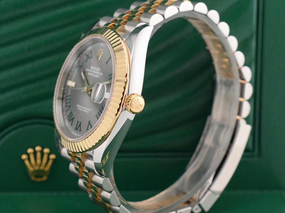 126333 Steel & Gold With Wimbledon Dial 41mm- New Stickers 2022