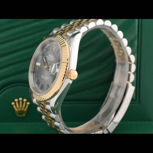 126333 Steel & Gold With Wimbledon Dial 41mm- New Stickers 2022