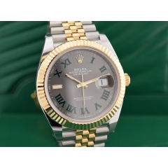 126333 Steel & Gold With Wimbledon Dial 41mm- New Stickers 2022
