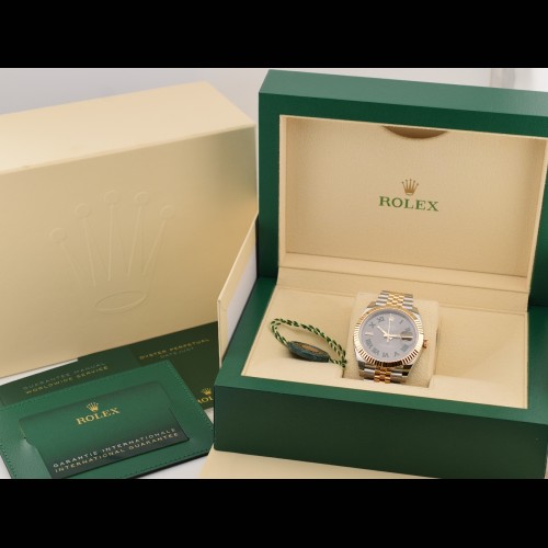 126333 Steel & Gold With Wimbledon Dial 41mm- New Stickers 2022
