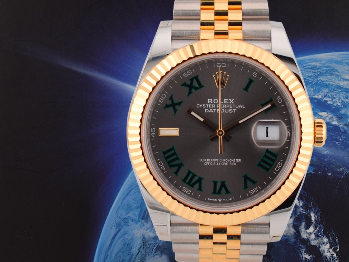 126333 Steel & Gold With Wimbledon Dial 41mm- New Stickers 2022