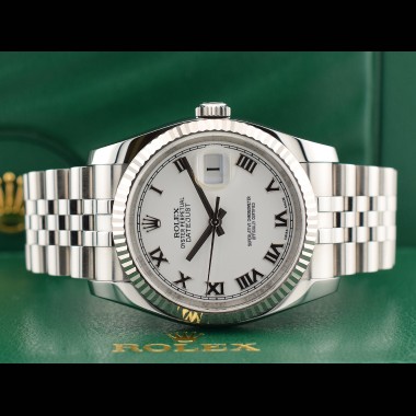 116234 White Roman Dial - Full Set 36mm