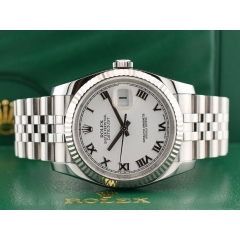 116234 White Roman Dial - Full Set 36mm