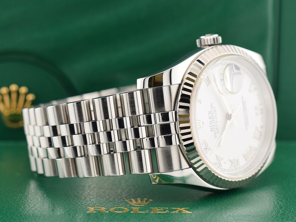 116234 White Roman Dial - Full Set 36mm
