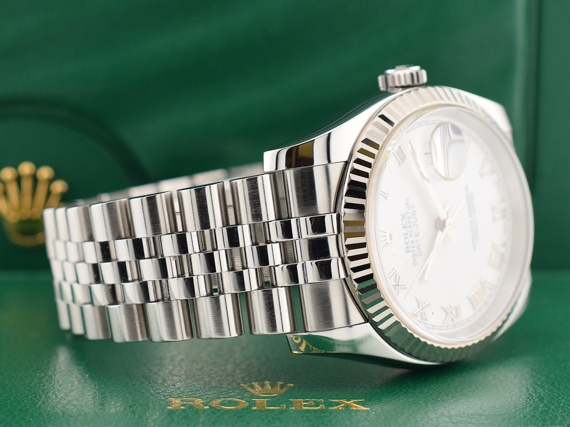 116234 White Roman Dial - Full Set 36mm