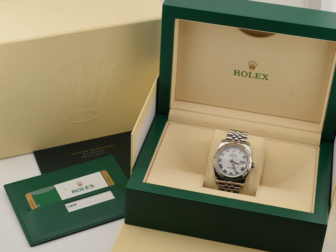 116234 White Roman Dial - Full Set 36mm