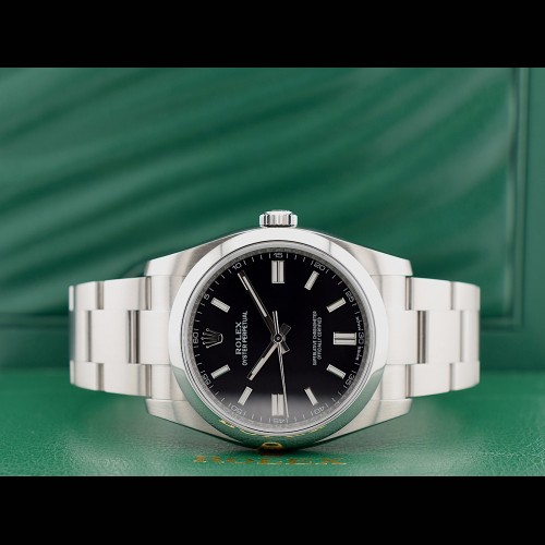 36mm Black dial full set New