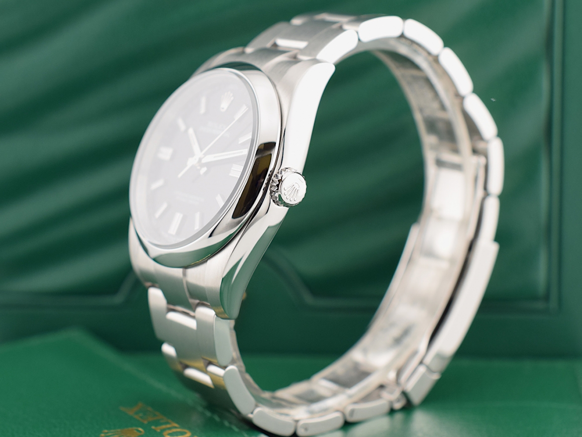 36mm Black dial full set New