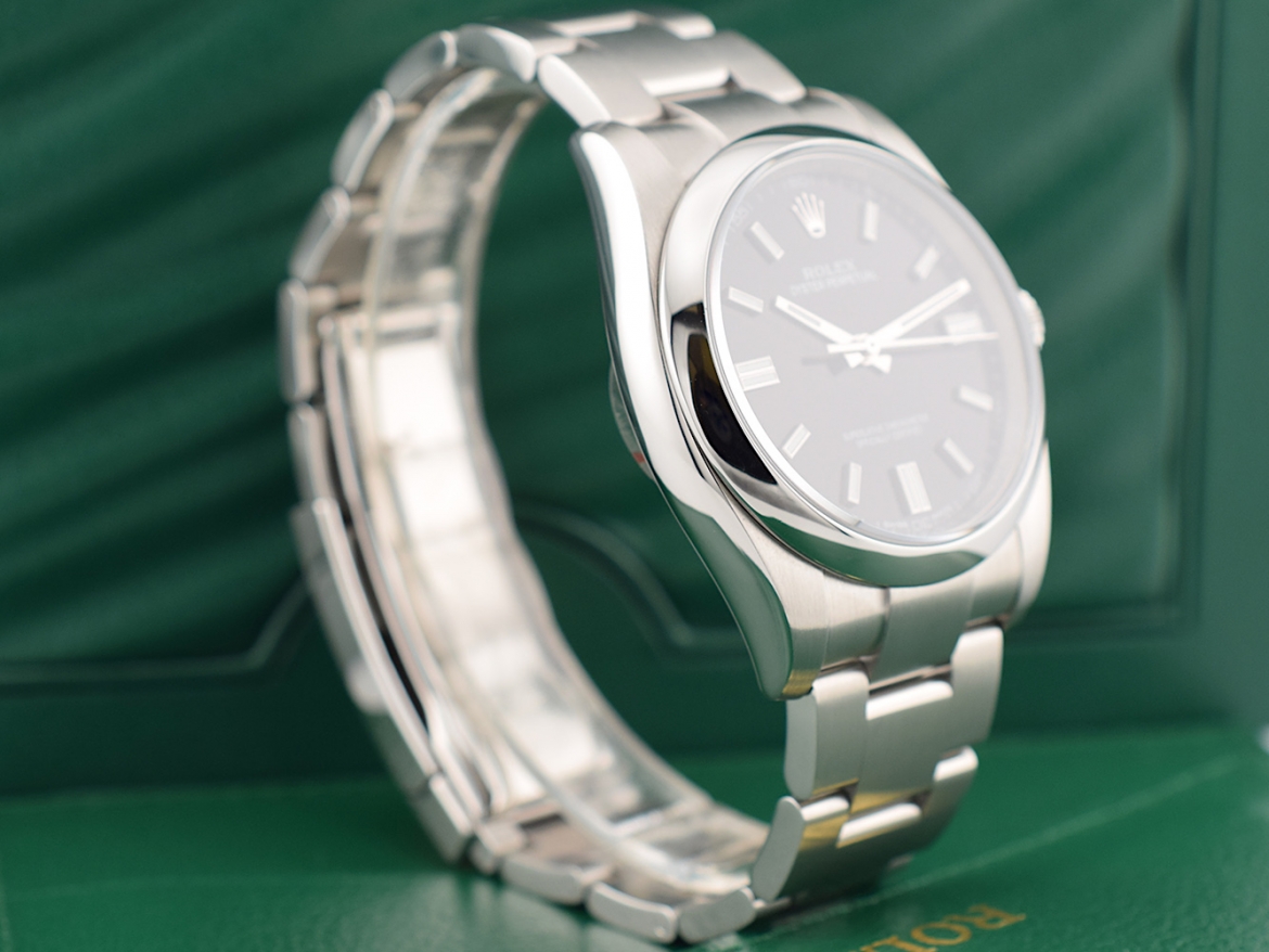 36mm Black dial full set New