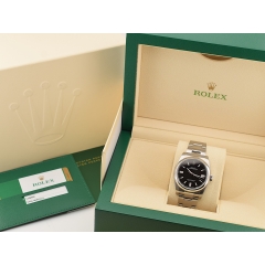 36mm Black dial full set New