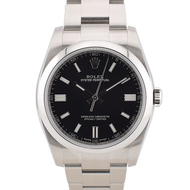 36mm Black dial full set New