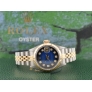 69173 Blue Dial With Diamonds - Full Set 26mm