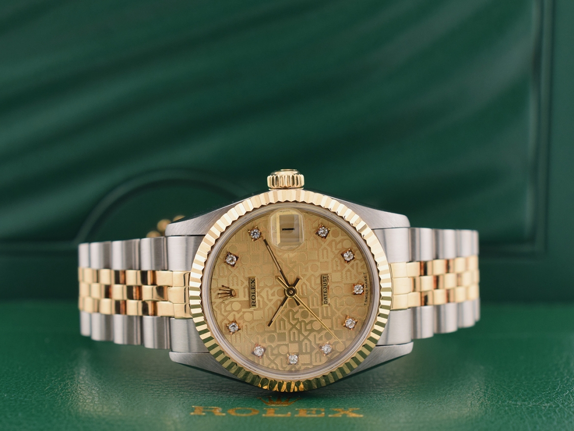 68273 Gold Jubilee Dial With Diamonds - Full Set 31mm
