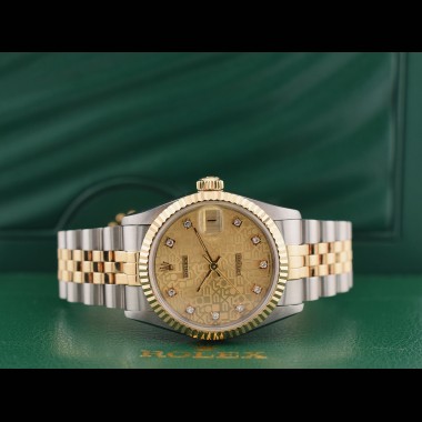 68273 Gold Jubilee Dial With Diamonds - Full Set 31mm