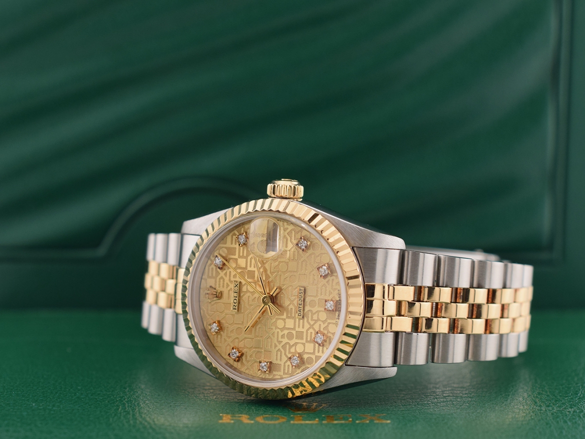 68273 Gold Jubilee Dial With Diamonds - Full Set 31mm