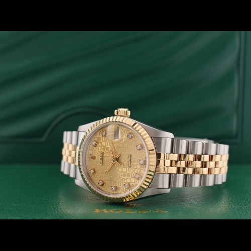68273 Gold Jubilee Dial With Diamonds - Full Set 31mm