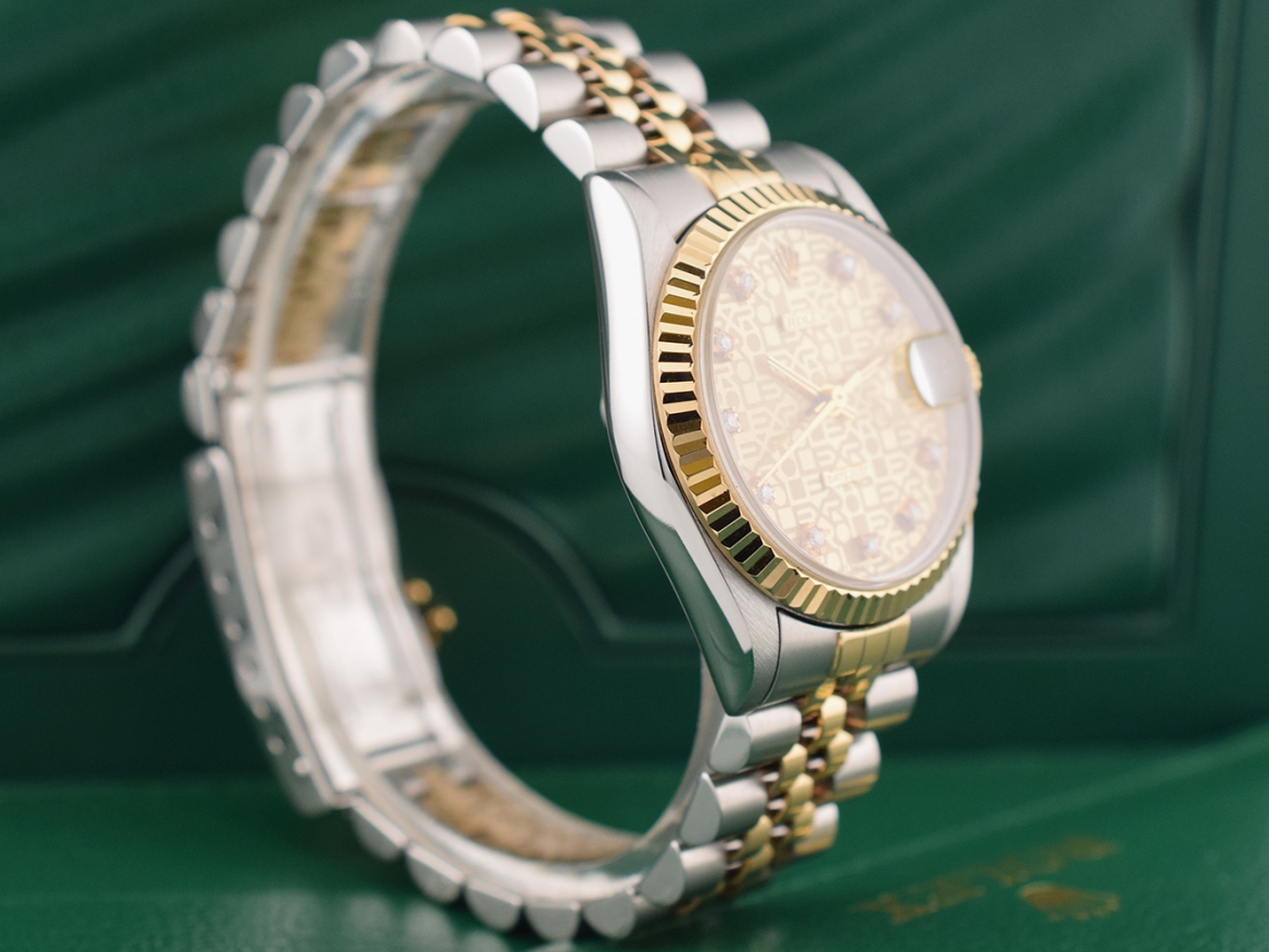 68273 Gold Jubilee Dial With Diamonds - Full Set 31mm