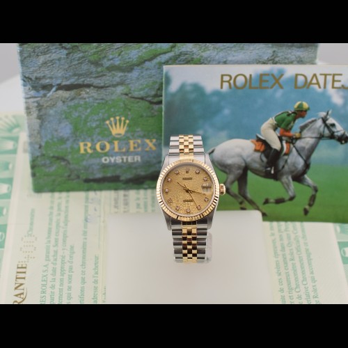 68273 Gold Jubilee Dial With Diamonds - Full Set 31mm