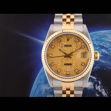 68273 Gold Jubilee Dial With Diamonds - Full Set 31mm