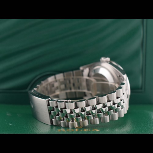 16234 Blue Index Dial With After Diamonds Bezel - Full Set 36mm
