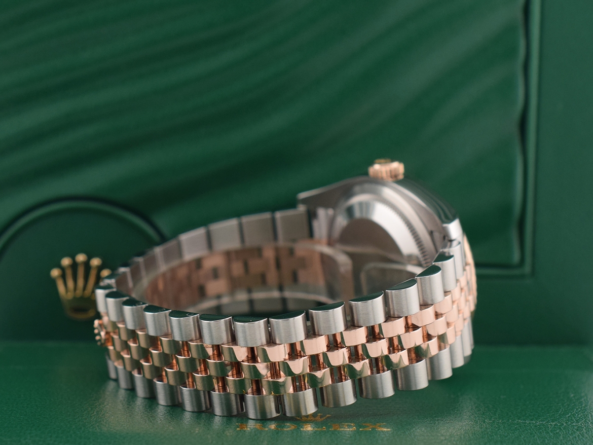 116231 Steel & Rose Gold With Pink Diamonds Dial - Full set 36mm