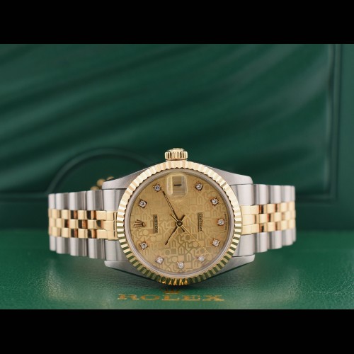 68273 Gold Jubilee Dial With Diamonds - Full Set 31mm