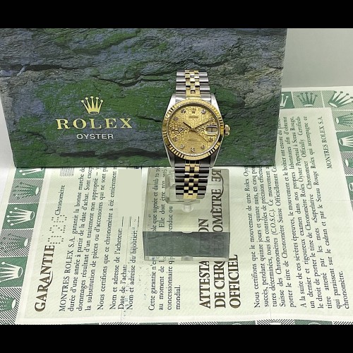 68273 Gold Jubilee Dial With Diamonds - Full Set 31mm