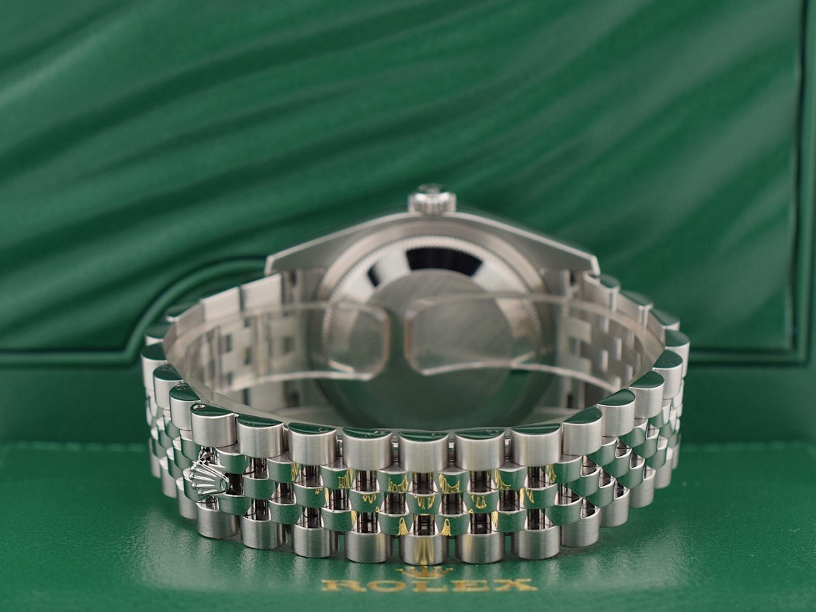 116234 Silver Roman Dial With After Diamonds Bezel - Full Set 36mm
