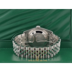 116234 Silver Roman Dial With After Diamonds Bezel - Full Set 36mm