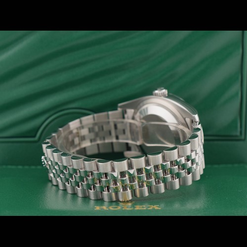 116234 Silver Roman Dial With After Diamonds Bezel - Full Set 36mm