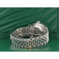 116234 Silver Roman Dial With After Diamonds Bezel - Full Set 36mm