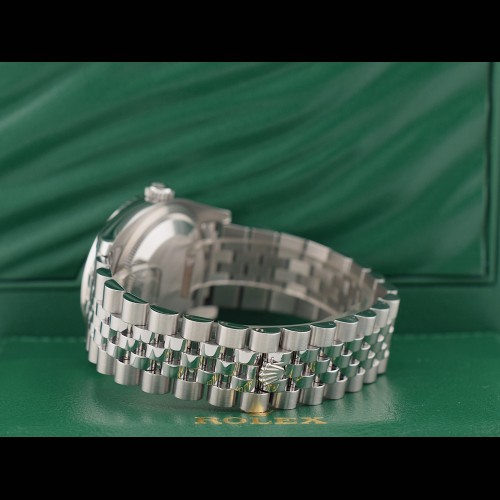 116234 Silver Roman Dial With After Diamonds Bezel - Full Set 36mm