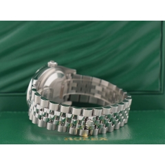 116234 Silver Roman Dial With After Diamonds Bezel - Full Set 36mm