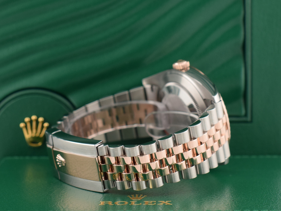 126331 Steel & Rose Gold With Chocolate Dial 41mm - New 2019