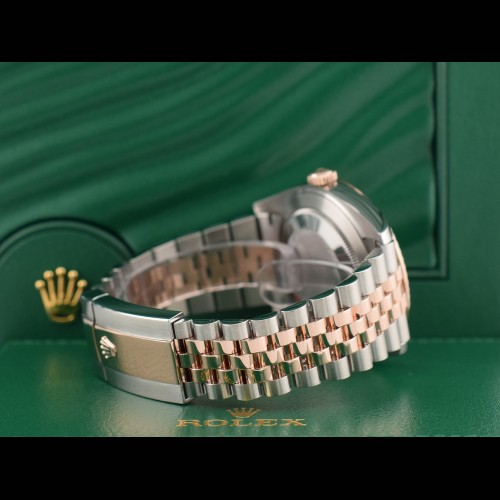126331 Steel & Rose Gold With Chocolate Dial 41mm - New 2019