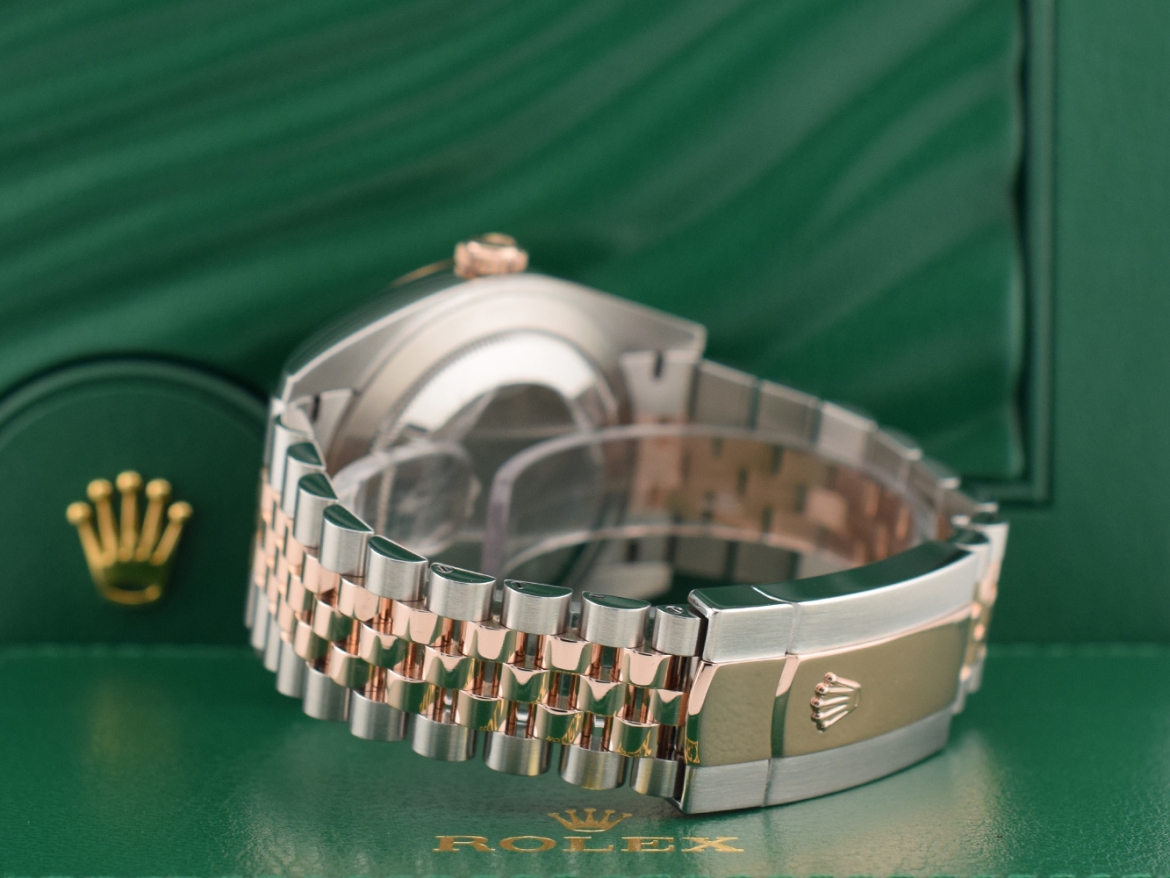 126331 Steel & Rose Gold With Chocolate Dial 41mm - New 2019