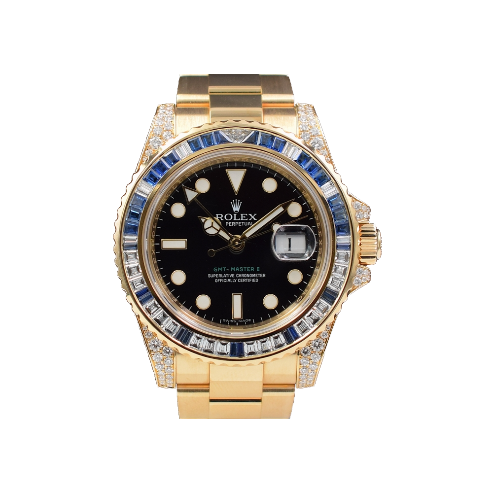 116758SA Diamonds & Sapphires bezel - Like New 2008