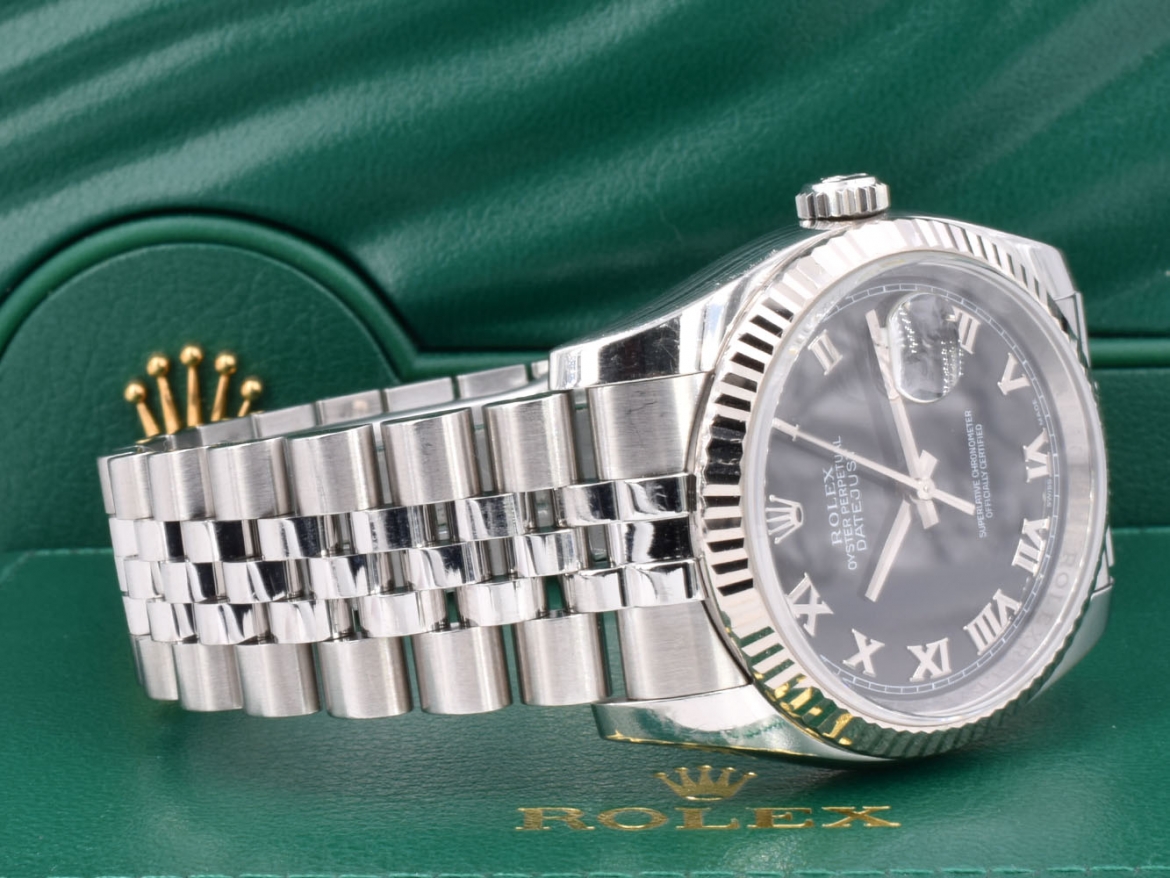 116234 Black Roman Dial - Full Set 36mm