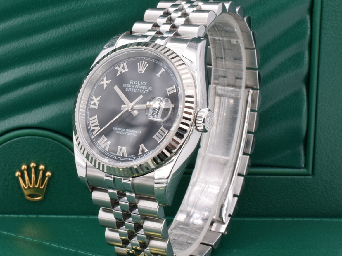 116234 Black Roman Dial - Full Set 36mm