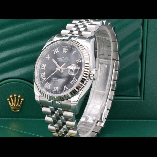 116234 Black Roman Dial - Full Set 36mm