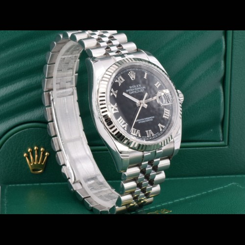 116234 Black Roman Dial - Full Set 36mm