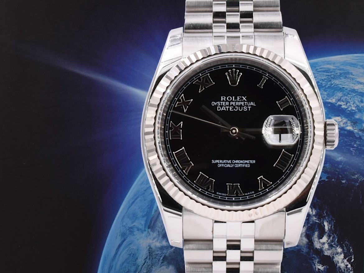 116234 Black Roman Dial - Full Set 36mm